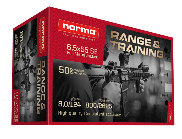 Bilde av Norma Range & Training 6,5x55 8,0g