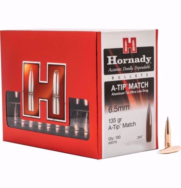 Bilde av Hornady A-Tip Match Bullets 6,5 Mm 264 135 Grs