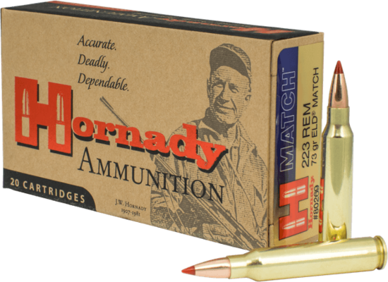 Bilde av Hornady Match Ammo 223 Rem 73 Gr Eld Match