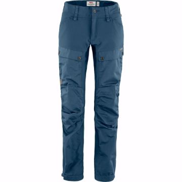 Vis detaljer for Fjellreven Keb Trousers Curved W - Indigo Blue  Bilde av Fjellreven Keb Trousers Curved W - Indigo Blue