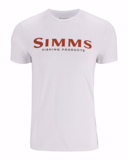 Bilde av Simms Logo T-shirt White  OneColor S