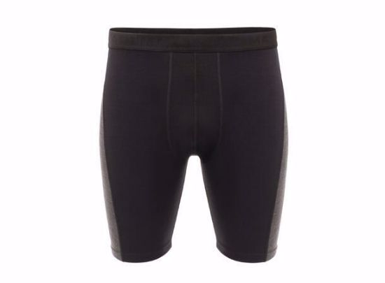 Bilde av WarmWool shorts long w/WindWool M's V2 Jet Black/Marengo M