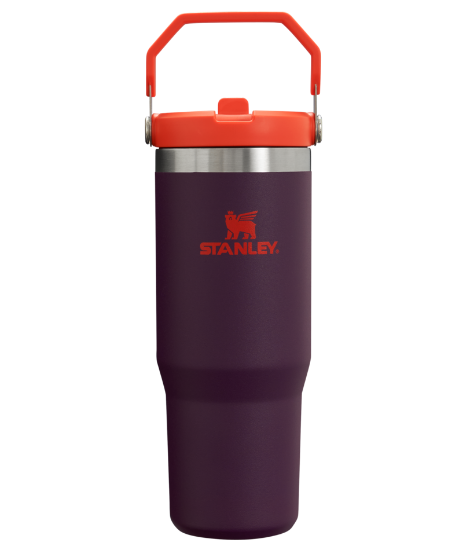 Bilde av Drikkeflaske Iceflow Flip Straw Plum 0,89 L