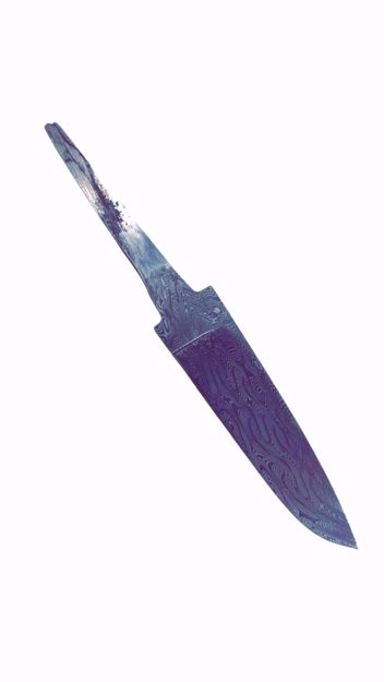 Bilde av Knivblad 10cm Tyrkisk Twist damascus