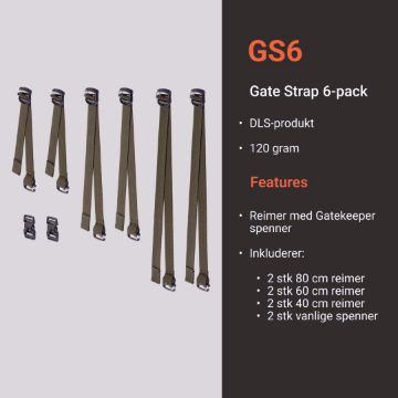 Vis detaljer for Vorn GS6 - Gate Strap 6-pack Bilde av Vorn GS6 - Gate Strap 6-pack