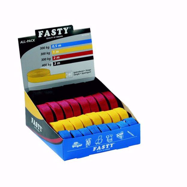 Bilde av Fasty Remmer 100 cm Gul 300 kg
