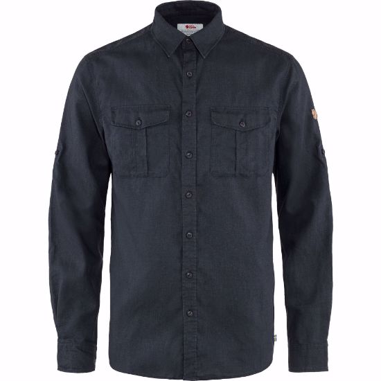Bilde av  Övik Travel Shirt LS M Dark Navy M