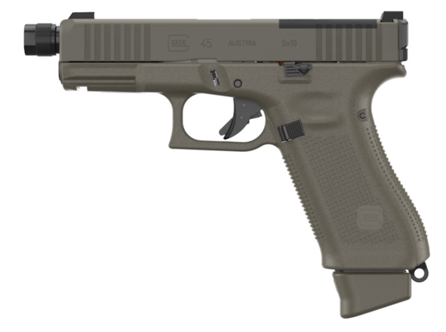 Bilde av GLOCK 45 9x19 pistol set PR "Hunter Edition"MOS/FS/M13,5x1LH/Green