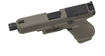 Bilde av GLOCK 45 9x19 pistol set PR "Hunter Edition"MOS/FS/M13,5x1LH/Green