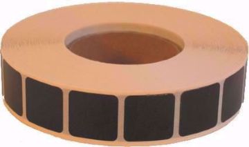 Vis detaljer for Klistrelapp Sort 17x17mm Bilde av Klistrelapp Sort 17x17mm
