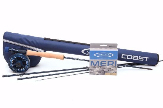 Bilde av Vision Coast 9`#6 4-delt fluesett
