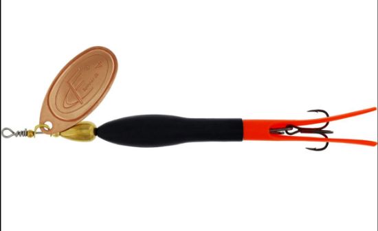 Bilde av fc downstream 35g #5 black/flouro orange copper blade 