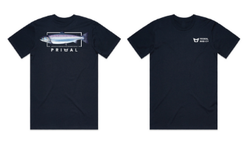 Vis detaljer for Primal Artist Tee Salmon Navy Bilde av Primal Artist Tee Salmon Navy