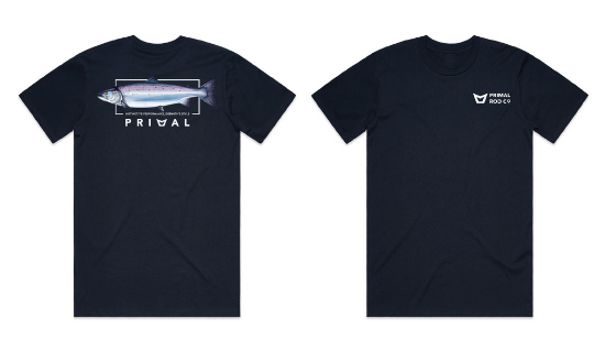 Bilde av Primal Artist Tee Salmon Navy OneColor S