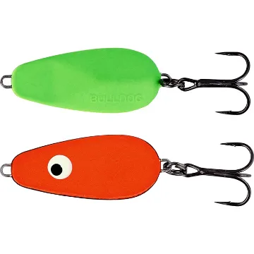 Vis detaljer for BUL-106 BULLDOG 3.9CM 7G GREEN/ORANGE Bilde av BUL-106 BULLDOG 3.9CM 7G GREEN/ORANGE