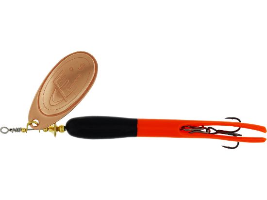 Bilde av fc upstream 15g #5 black/flouro oange copper blade 