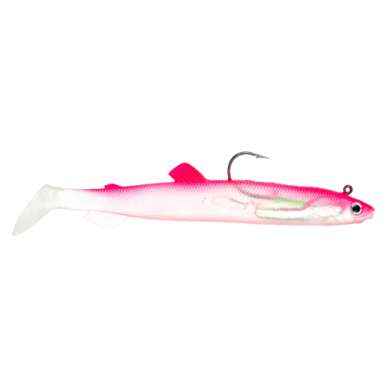 Bilde av Søvik Lodda 02 Rosa/Selvlysende 15cm 26g