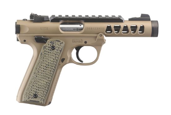 Bilde av Ruger MK IV 22/45 Lite FDE cal. 22LR 4,4"/11cm 1/2"-28