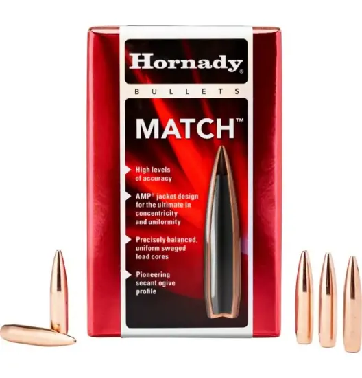 Bilde av Hornady 22 CAL .224 68 GR BTHP MATCH™ (500)
