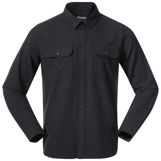Bilde av Bergans Nordmarka Flannel Shirt Men Navy Blue S