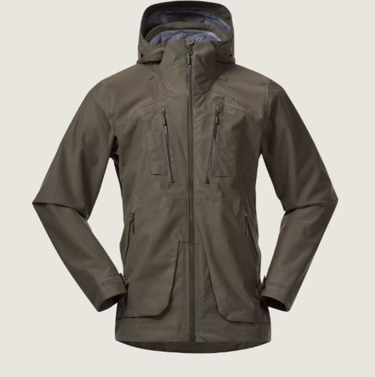 Bilde av  Bergans Hogna 3L Jacket Green Mud Green Mud XXL