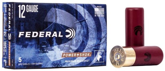 Bilde av POWER SHOK BUCKSHOT 12-70-4 (27 Hagel) (5 pk)