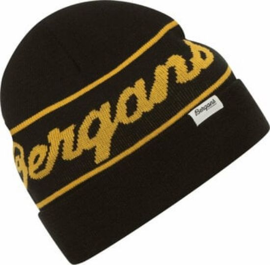 Bilde av Bergans Logo Beanie Black/Light Golden Yellow One Size