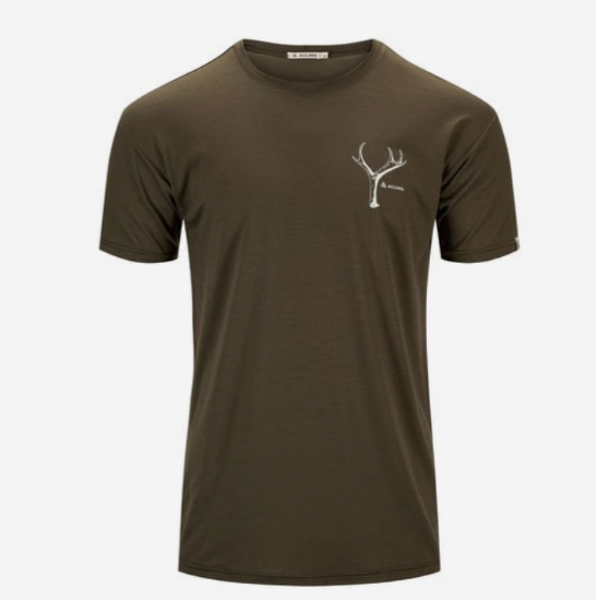 Bilde av LightWool 140 classic tee antler M's  Tarmac S