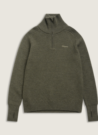 Bilde av Bergans Ulriken Jumper Men Dark Green Mud S