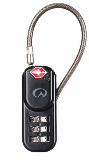 Bilde av Lås m/kodeTSA Zipper Lock Sort