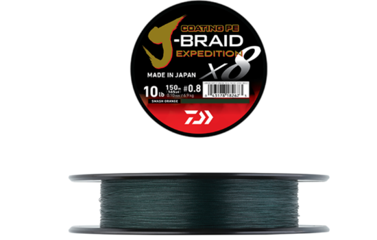 Bilde av J-BRIAD EXPEDITION 0.18MM 150M DARK GREEN