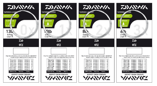 Bilde av Daiwa Tapered Leader Clear 1x .26mm