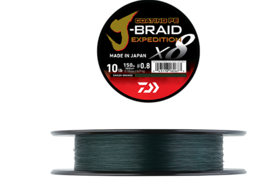 Bilde av JBraid Expedition x8 150m Dark Green OneColor 0.20