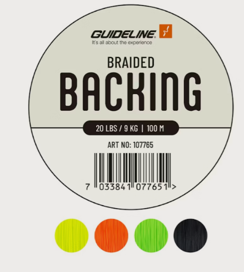 Bilde av Guideline Backing Braid 9kg 100m Yellow