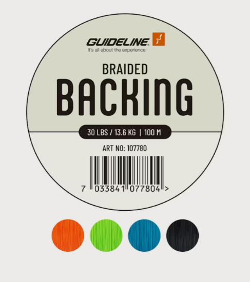 Bilde av Guideline Backing Braid 30lbs 100m Lime Green