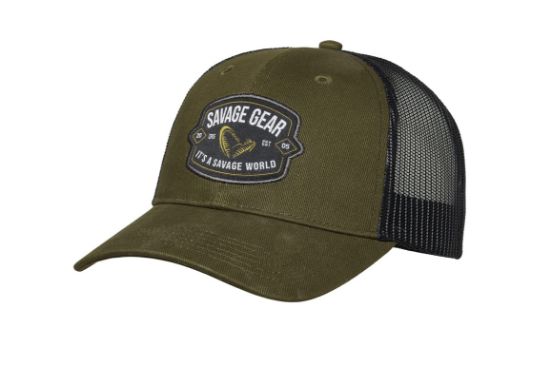 Bilde av Savage Gear Badge Trucker Cap Green Onesize